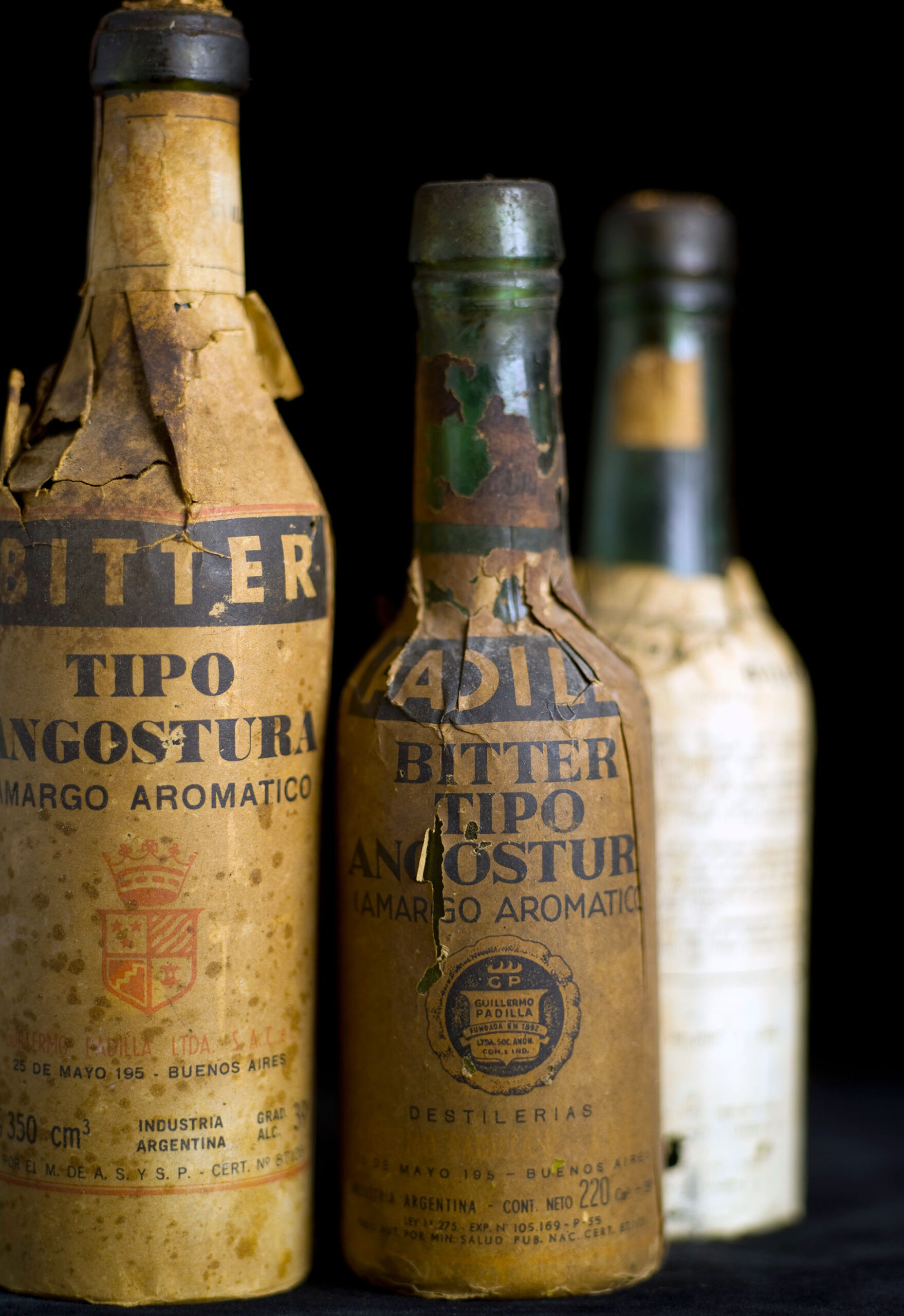 Ancient Angostura bottles, undated. Courtesy Angostura Ltd.