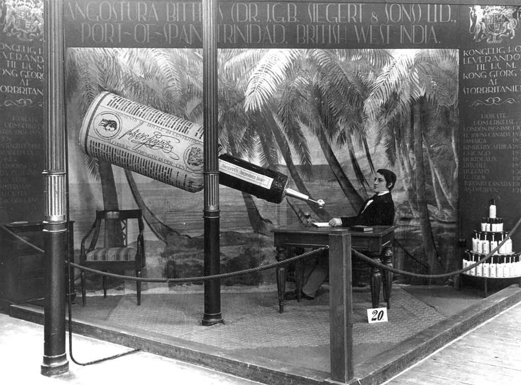 Angostura Exhibit at 1873 Vienna World's Fair. Courtesy Angostura Ltd.