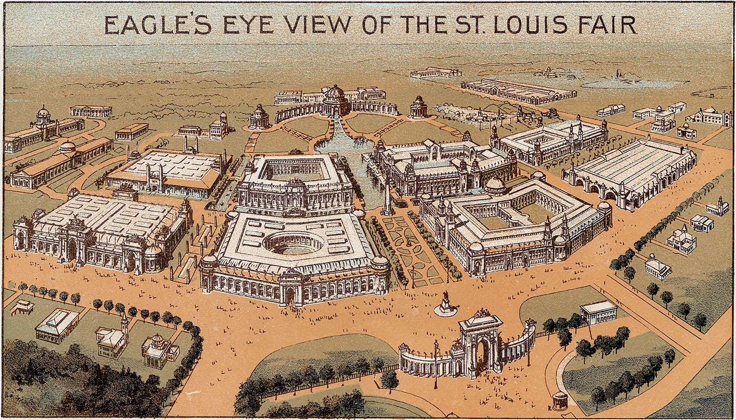 Somewhere in there is Ponche Crema. From E pluribus unum: the story of an eagle, published by Borden's Condensed Milk Co., 1904. Courtesy Smithsonian Institution.